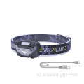 Headlamp senter isi ulang LED yang ringan